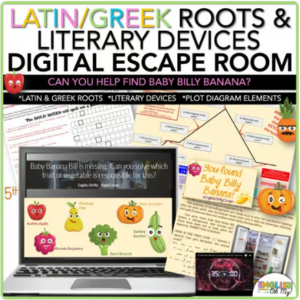 Latin Roots & Figurative Language Digital Escape