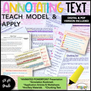 Annotating Text-Teach, Model & Apply