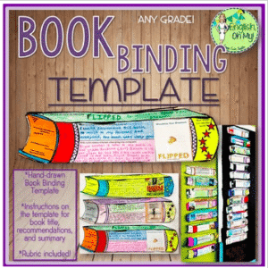 Book Binding Template, Independent Reading Activity