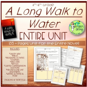 A Long Walk to Water-ENTIRE UNIT!