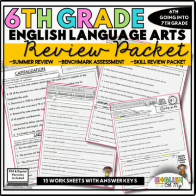 6th Grade English Review Packet