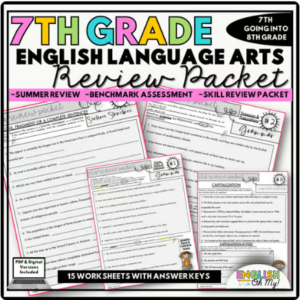 7th Grade English Review Packet