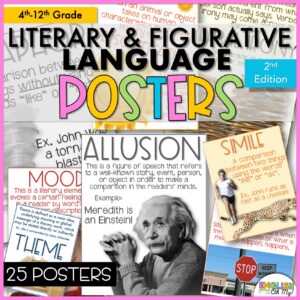 Literary Terms Posters