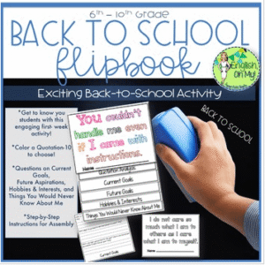 Back to School Flip Book