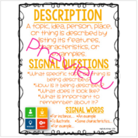 Text Structure Posters - English, Oh My!