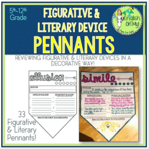 Figurative & Literary Devices Pennants-Decorative Banner-Private Sale