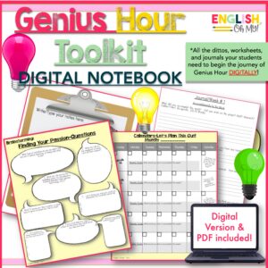 Digital Notebook & Toolkit for Google Classroom