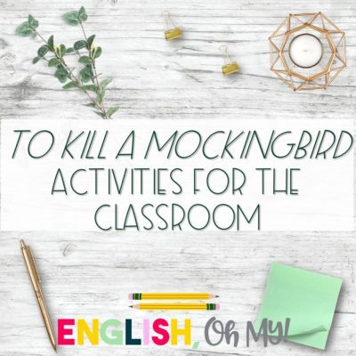 To Kill a Mockingbird Activities