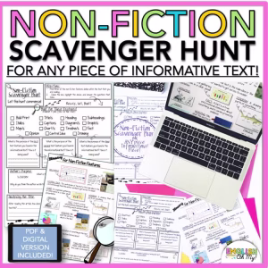 Non-fiction Text Features Scavenger Hunt