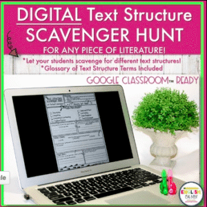 Digital Text Structure Scavenger Hunt