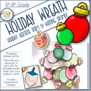 Holiday Acrostic Poem & Writing Activity