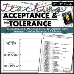Teaching Tolerance & Acceptance Activity