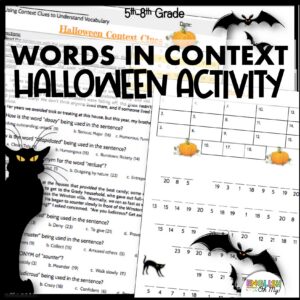 Halloween words in context