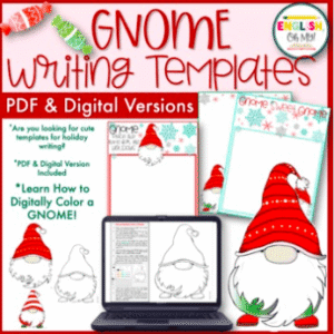 Holiday Gnome Writing Templates