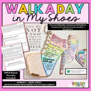 Walk a Day in My Shoes Back to School Activity