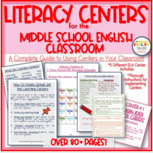 Literacy Centers for Middle School