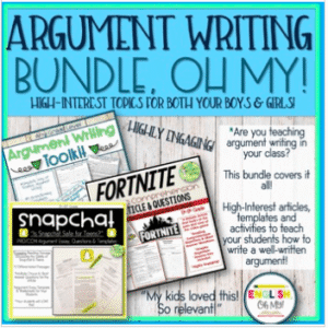 Argument Writing Bundle