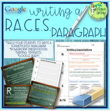 paragraph writing strategy