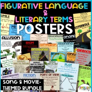 Literary Terms & Figurative Language Posters Bundle