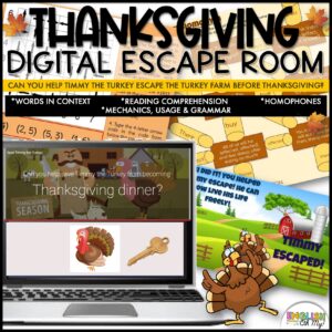 Thanksgiving Digital escape room