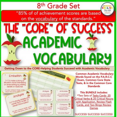 Academic Vocabulary for 8th Grade