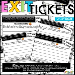 Exit Tickets