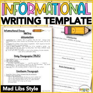 Informational Writing Template