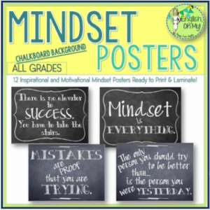 Motivational Growth Mindset Posters