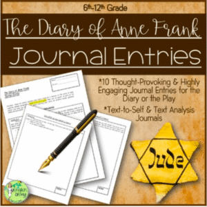The Diary of Anne Frank-Journals Entries