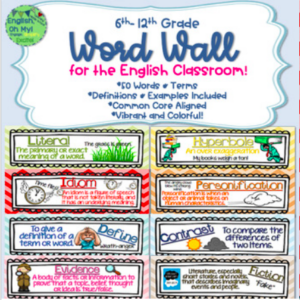 Word Wall- High Frequency Words