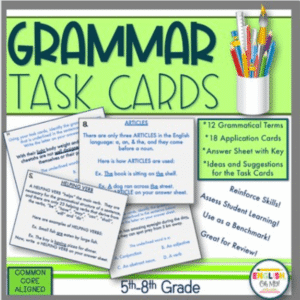 Grammar Task Cards