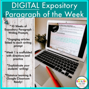 Digital Expository Paragraph of the Week