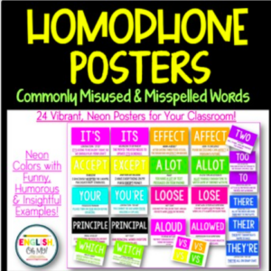 Homophone Posters
