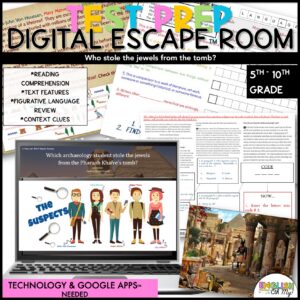 Test Prep Digital escape room