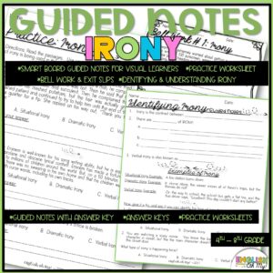 Irony Guided Notes