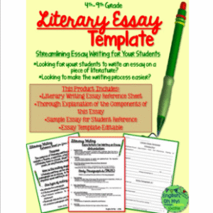 Essay Writing Literary