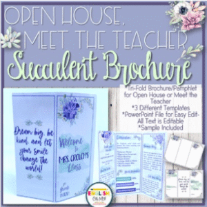 Back to School Tri-Fold Brochure