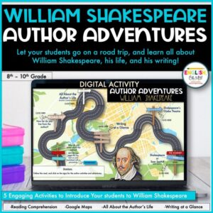 William Shakespeare Author Adventures