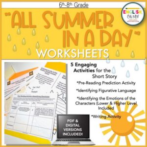 "All Summer in a Day" Activities