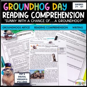 Groundhog Day Reading Passage & Comprehension Questions