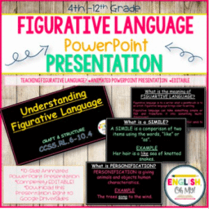 Figurative Language PowerPoint Presentation
