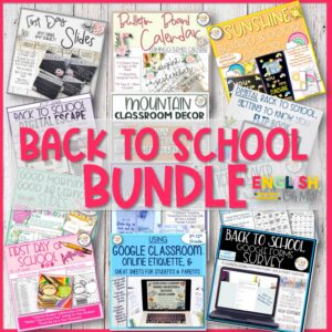 Back to School Bundle