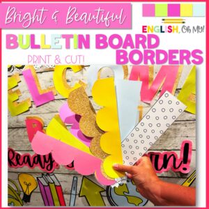 Bulletin Board Borders - Bright & Beautiful