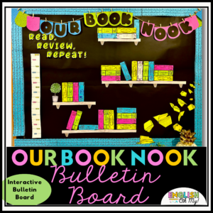 "Our Book Nook" Reading Tracker Bulletin Board Kit, Reading Logs