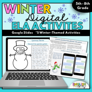 Digital Winter ELA Activities