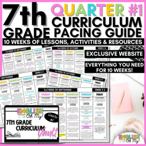 7th Grade Quarter # 1 Curriculum Guide