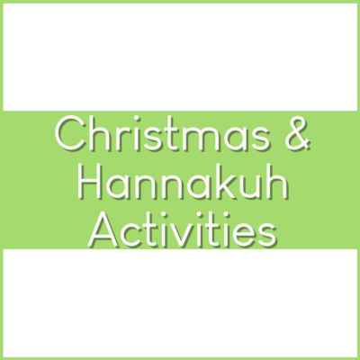 Christmas/Hanukkah Activities